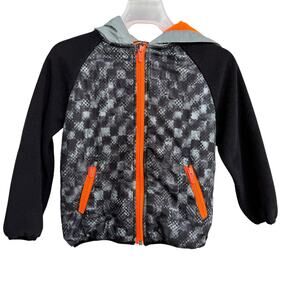 Brothers Boys Black Full Zip Long Sleeves Fleece Lined Hooded Puffer Jacket 5